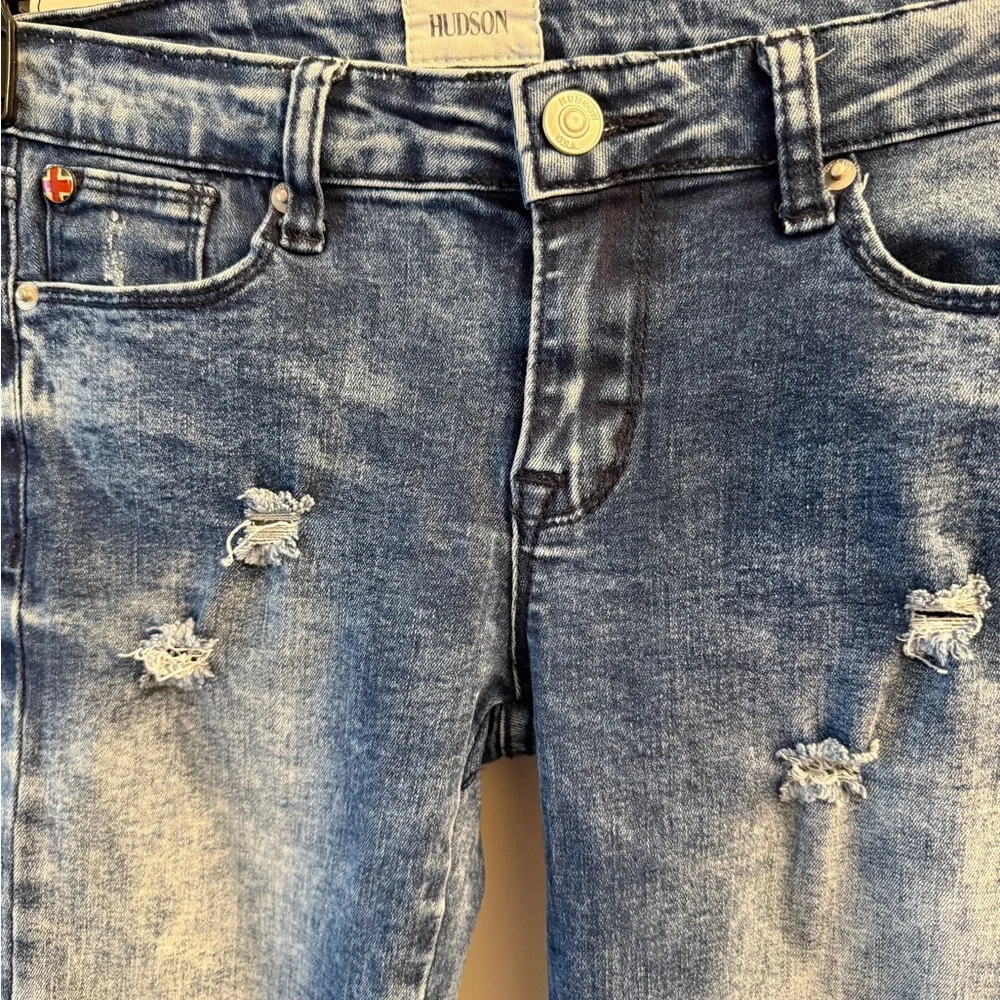 Hudson Jeans Kids Acid Wash‎ Blue Denim